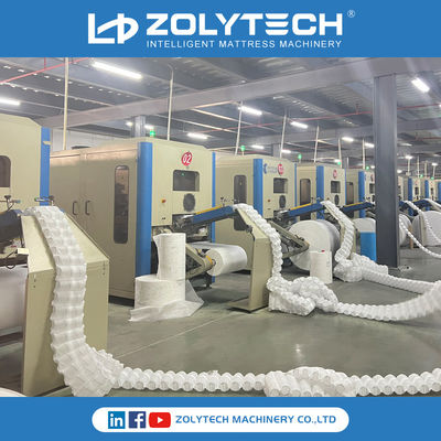 Professionelle Herstellung Automatische Taschenmatratze Mechanische Federwickelmaschine
