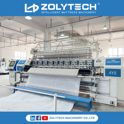 Serien-Quiltmaschine ZOLYTECH Computergesteuerte Steppstich-Mehrnadel-Quiltmaschine
